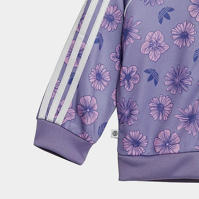 Infant And Kids' Toddler Adidas Originals Floral Superstar Tracksuit Set Magic Lilac/Multicolor - IC8783 518 4 Infant And Kids' Toddler Adidas Originals Floral Superstar Tracksuit Set Magic Lilac/Multicolor - IC8783 518 - Image 4
