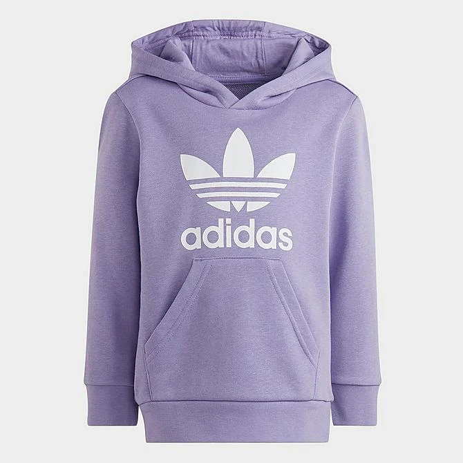 Little Kids' Adidas Originals Adicolor Hoodie And Jogger Pants Set Magic Lilac - IC9170 518 2 Little Kids' Adidas Originals Adicolor Hoodie And Jogger Pants Set Magic Lilac - IC9170 518 - Image 2