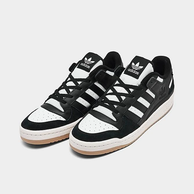 Men's Adidas Originals Forum Low Casual Shoes Core Black/Footwear White/Core White - ID6857 001 2 Men's Adidas Originals Forum Low Casual Shoes Core Black/Footwear White/Core White - ID6857 001 - Image 2