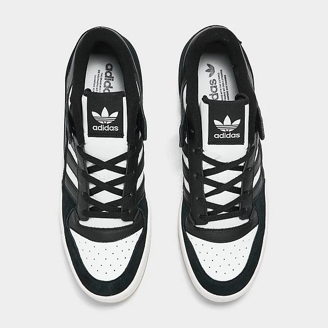 Men's Adidas Originals Forum Low Casual Shoes Core Black/Footwear White/Core White - ID6857 001 5 Men's Adidas Originals Forum Low Casual Shoes Core Black/Footwear White/Core White - ID6857 001 - Image 5