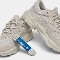 Kids' Toddler Adidas Originals Ozweego Stretch Lace Casual Shoes Alumina/Alumina/Gold Metallic - ID9405 273 -Sports Fashion ID9405 273 P3