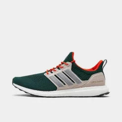 Men's Adidas UltraBOOST 1.0 DNA Running Shoes Green/Core Blue/Wonder Beige - ID9668 305