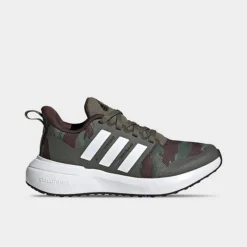 Little Kids' Adidas Fortarun 2.0 Cloudfoam Sport Lace Running Shoes Olive Strata/Cloud White/Core Black - IE1972P 301