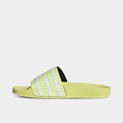 Women's Adidas Originals Adilette Slide Sandals Pulse Yellow/White/Pulse Yellow - IE9616 735 8 Women's Adidas Originals Adilette Slide Sandals Pulse Yellow/White/Pulse Yellow - IE9616 735 -Sports Fashion IE9616 735 P3