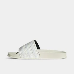 Women's Adidas Originals Adilette Slide Sandals Off White/White/Off White - IE9619 100 8 Women's Adidas Originals Adilette Slide Sandals Off White/White/Off White - IE9619 100 -Sports Fashion IE9619 100 P3