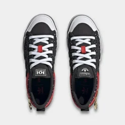 Girls' Big Kids' Adidas Originals X Disney 101 Dalmatians Nizza Platform Casual Shoes Core Black/Carbon/Red - IF5145 001 -Sports Fashion IF5145 001 P5