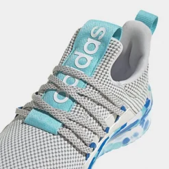 Big Kids' Adidas Lite Racer Adapt 5.0 Stretch Lace Casual Shoes Dash Grey/White/Bright Royal - IG2491 051 -Sports Fashion IG2491 051 P3