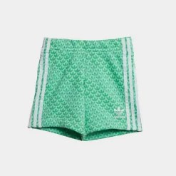 Infant Adidas Originals Monogram T-Shirt And Shorts Set Green - IJ7125N 333 6 Infant Adidas Originals Monogram T-Shirt And Shorts Set Green - IJ7125N 333 -Sports Fashion IJ7125N 333 M3