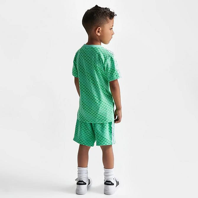 Kids' Toddler Adidas Originals Monogram T-Shirt And Shorts Set Green - IJ7125 333 2 Kids' Toddler Adidas Originals Monogram T-Shirt And Shorts Set Green - IJ7125 333 - Image 2