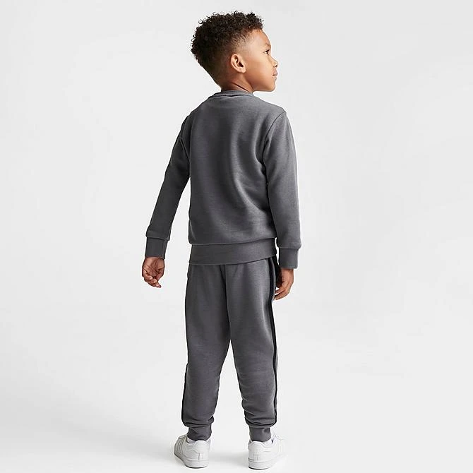 Kids' Toddler Adidas Originals Crewneck Sweatshirt And Jogger Pants Set Grey Five - IJ9849T 026 2 Kids' Toddler Adidas Originals Crewneck Sweatshirt And Jogger Pants Set Grey Five - IJ9849T 026 - Image 2