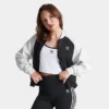 Women's Adidas Adicolor Classics Trefoil College Bomber Jacket Black - IK0435 001