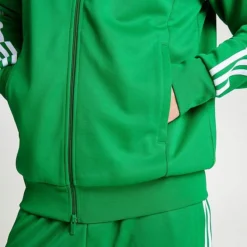 Men's Adidas Originals Superstar Track Top Green/White - IK3514 360 -Sports Fashion IK3514 360 M6