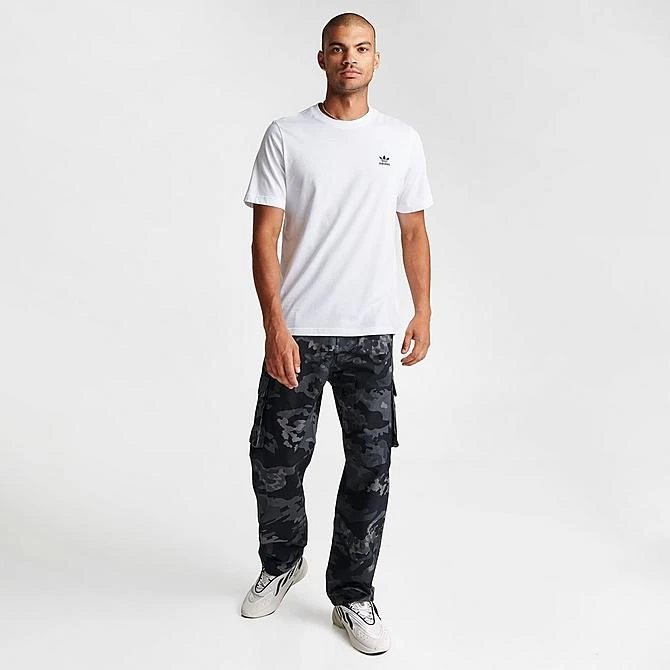 Men's Adidas Originals Camo Graphic Cargo Pants Carbon/Camo - IK3535 099 2 Men's Adidas Originals Camo Graphic Cargo Pants Carbon/Camo - IK3535 099 - Image 2