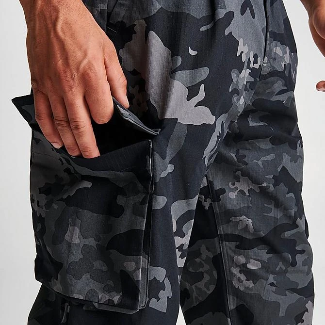 Men's Adidas Originals Camo Graphic Cargo Pants Carbon/Camo - IK3535 099 5 Men's Adidas Originals Camo Graphic Cargo Pants Carbon/Camo - IK3535 099 - Image 5
