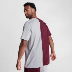 Men’s Adidas Originals Color Split T-Shirt Maroon/Grey - IK4223 615 -Sports Fashion IK4223 615 M4