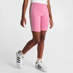 Girls' Adidas Originals 3-Stripes Trefoil Mid-Rise Bike Shorts Bliss Pink - IK7528 680 7 Girls' Adidas Originals 3-Stripes Trefoil Mid-Rise Bike Shorts Bliss Pink - IK7528 680 -Sports Fashion IK7528 680 M3