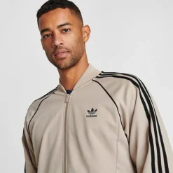 Men's Adidas Originals Superstar Track Top Wonder Beige/Black - IL2495 264 10 Men's Adidas Originals Superstar Track Top Wonder Beige/Black - IL2495 264 -Sports Fashion IL2495 264 M5