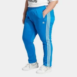 Women's Adidas Originals Adicolor Superstar Track Pants (Plus Size) Bluebird - IL6655 430