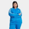 Women's Adidas Adicolor Classics Superstar Track Top (Plus Size) Bluebird - IL6656 430