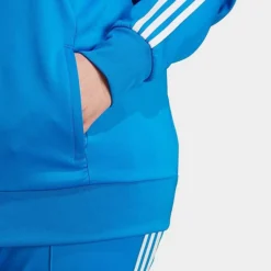 Women's Adidas Adicolor Classics Superstar Track Top (Plus Size) Bluebird - IL6656 430 -Sports Fashion IL6656 430 M4