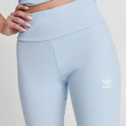 Women's Adidas Originals Rib Biker Shorts Blue Dawn - IL9622 450 -Sports Fashion IL9622 450 M5