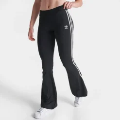 Women's Adidas Originals Adicolor Classics Flared Leggings Black - IN1100 010