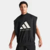Adidas Basketball One Sleeveless Sweatshirt Black - IN4247 001