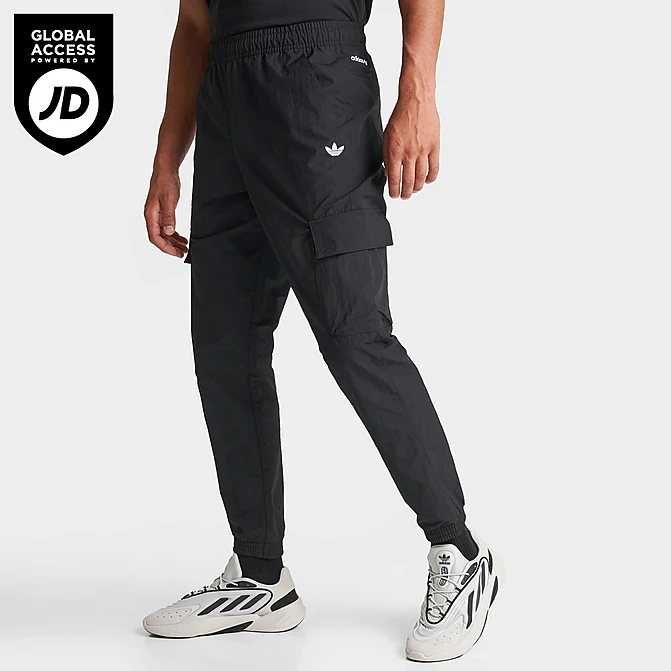 Men's Adidas Originals Colorado Woven Cargo Pants Black - IQ1748 001 1 Men's Adidas Originals Colorado Woven Cargo Pants Black - IQ1748 001