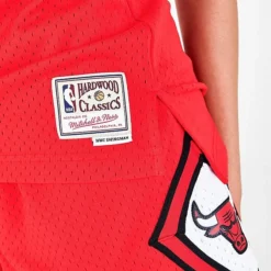 Women's Mitchell & Ness Chicago Bulls NBA Scottie Pippen Hardwood Classics 1997-98 Swingman Jersey Red - JEL18120 RED -Sports Fashion JEL18120 RED M6