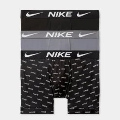 Men's Nike Dri-FIT Essential Micro Boxer Briefs (3-Pack) Multicolor - KE1157Â 015