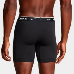 Men's Nike Stretch Cotton Boxer Briefs (3-Pack) Black/Black/Black - KE1167 001 -Sports Fashion KE1167 001 P5
