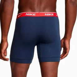Men's Nike Stretch Cotton Boxer Briefs (3-Pack) Obsidian/Cool Grey/Red - KE1167 410 8 Men's Nike Stretch Cotton Boxer Briefs (3-Pack) Obsidian/Cool Grey/Red - KE1167 410 -Sports Fashion KE1167 410 P4