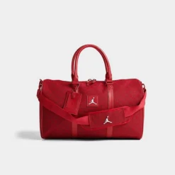 Nike Jordan Monogram Logo Duffel Bag Red - MA0759 R78 -Sports Fashion MA0759 R78 P3