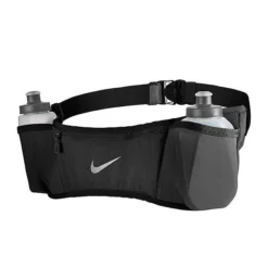 Nike 20oz Running Hydration Belt Black/Black/Silver - N1001639 082