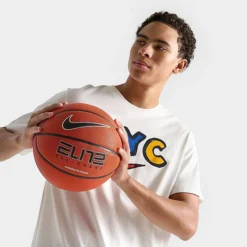 Nike Elite ALL Court 8P Basketball Amber/Black/Metallic Silver/Black - N1002558 855