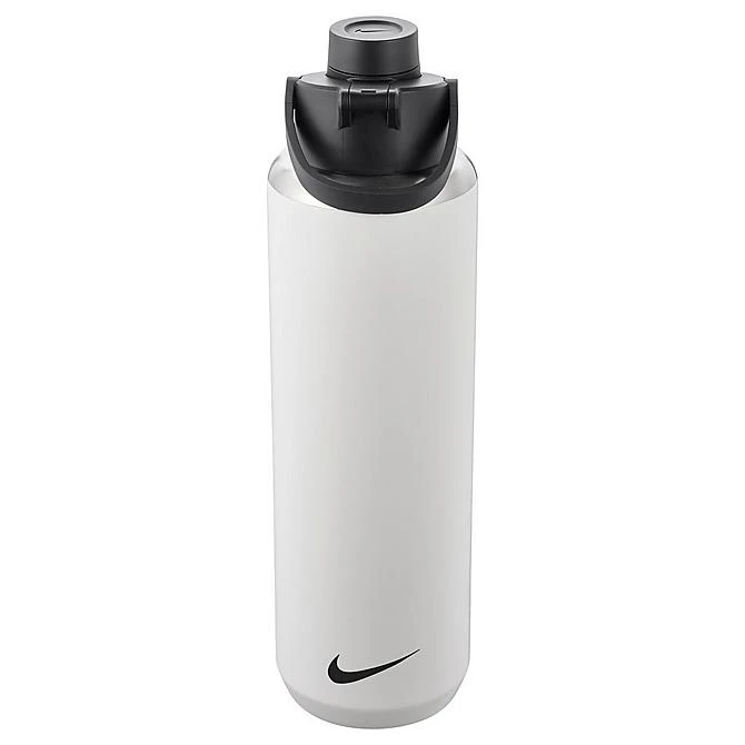 Nike 32oz Stainless Steel Recharge Chug Bottle Light Bone/Black/Black - N1003312 018 3 Nike 32oz Stainless Steel Recharge Chug Bottle Light Bone/Black/Black - N1003312 018 - Image 3