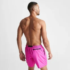 Men's Nike Swim Cargo Swim Shorts Active Fuchsia - NESSB522 695 -Sports Fashion NESSB522 695 M4