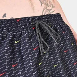 Men's Nike Swoosh All-Over Print 5-Inch Swim Shorts - NESSC485 001 -Sports Fashion NESSC485 001 M6