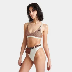 Women's Nike Swim Mesh Top Coconut Milk - NESSD256 121