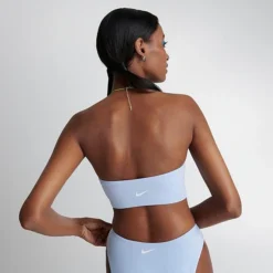 Women's Nike Swim Bandeau Bikini Top Cobalt Bliss - NESSD294 451 -Sports Fashion NESSD294 451 M4