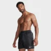 Men's Nike Volley 5-Inch Logo Tape Swim Shorts Black - NESSD512 001