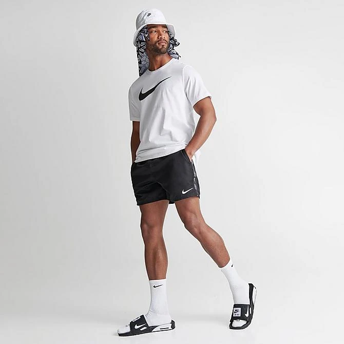 Men's Nike Volley 5-Inch Logo Tape Swim Shorts Black - NESSD512 001 2 Men's Nike Volley 5-Inch Logo Tape Swim Shorts Black - NESSD512 001 - Image 2