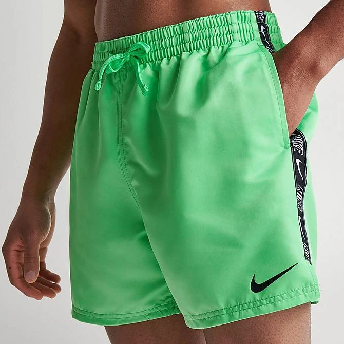 Men's Nike Volley 5-Inch Logo Tape Swim Shorts Electric Algae - NESSD512 380 5 Men's Nike Volley 5-Inch Logo Tape Swim Shorts Electric Algae - NESSD512 380 - Image 5