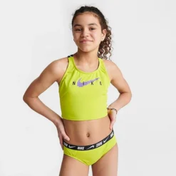 Girls' Nike Swim Crossback Midkini Set Neon - NESSD724 327