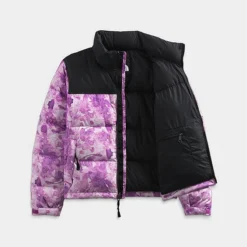Women's The North Face 1996 Retro Nuptse Jacket Purple Cactus Flower Tonal Dye Print - NF0A3XEO 520 11 Women's The North Face 1996 Retro Nuptse Jacket Purple Cactus Flower Tonal Dye Print - NF0A3XEO 520 -Sports Fashion NF0A3XEO 520 M6