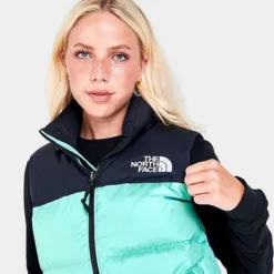 Women's The North Face 1996 Retro Nuptse Vest Wasabi - NF0A3XEP 314 -Sports Fashion NF0A3XEP 314 M5