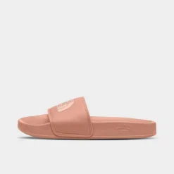 Women's The North Face Base Camp III Slide Sandals Cafe Crème/Evening Sand Pink - NF0A4T2S 660
