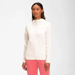 Women's The North Face Canyonlands Hoodie Gardenia White Heather - NF0A5GBC 100