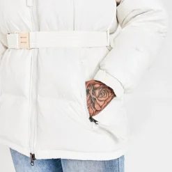 Women's The North Face Nuptse Belted Mid Jacket Gardenia White/Silver Grey Leopard Print - NF0A5GIL 2AS 11 Women's The North Face Nuptse Belted Mid Jacket Gardenia White/Silver Grey Leopard Print - NF0A5GIL 2AS -Sports Fashion NF0A5GIL 2AS M6