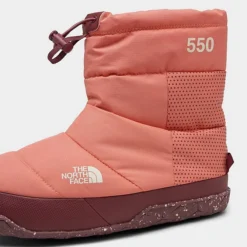 Women’s The North Face Nuptse Après Booties Coral Sunrise/Wild Ginger - NF0A5LWC 660 8 Women’s The North Face Nuptse Après Booties Coral Sunrise/Wild Ginger - NF0A5LWC 660 -Sports Fashion NF0A5LWC 660 P3
